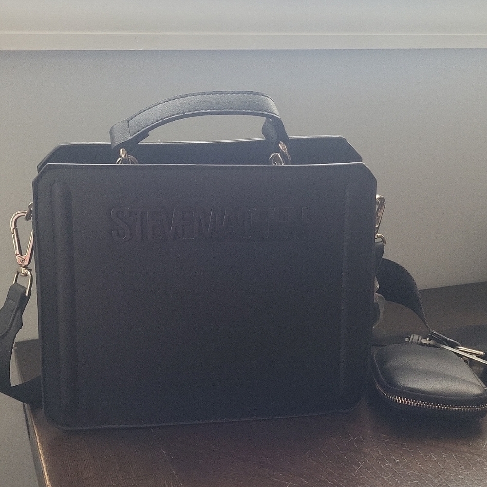Steve Madden Black Womens Crossbody